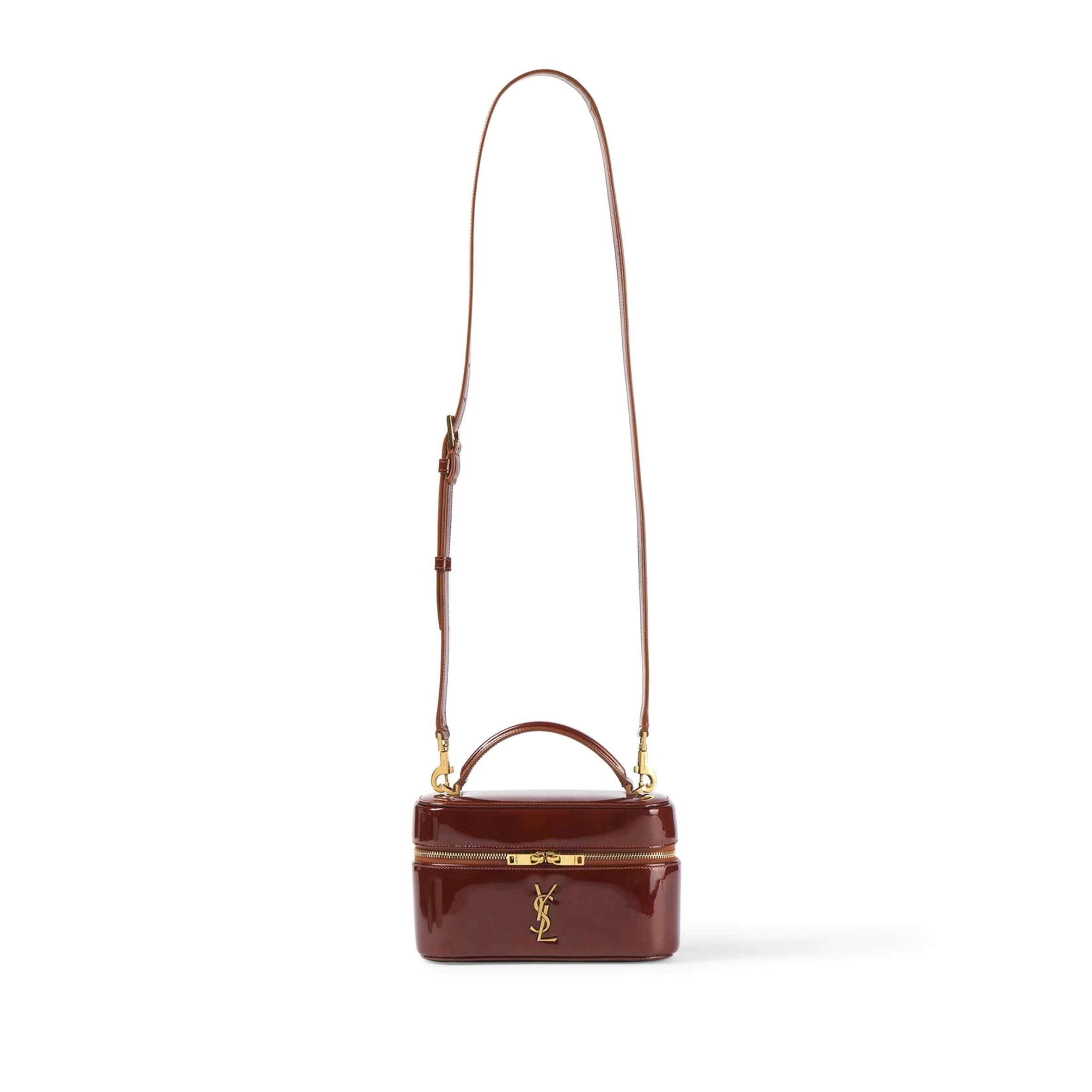 YSL GABY VANITY BAG IN PATENT LEATHER P00979447 (18*11*6.5cm)